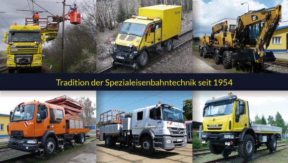 Firma SaZ s.r.o. spezialisiert sich auf Design, Herstellung und Reparaturen von den spezialen Eisenbahnbaumaschinen, LKW und zweiwegen Fahrzeugen mit Aufbauten und Einrichtungen zur Instandhaltung der Eisenbahnstrecken und Fahrdrahtleitungen. Aufbauten beinhalten isolierte Scheren- und teleskopische Hubarbeitsbühnen, Schweißwerkstätten, Container. Zur Eisenbahneinrichtungen gehören Kräne, Auffahrrampen, Eisenbahnwagen, Transporter, Fahrgestelle, Gleislegemaschinen. Die Firma realisiert Wartungen und Prüfungen, Schweißen und Schlosserhandwerk, Dreharbeiten, Fräserarbeiten und Schleifarbeiten.